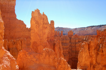 Gesteinsformationen im Bryce Canyon