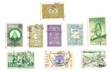 Fototapeta na wymiar UK Stamps