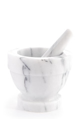 Pestle and Mortar on White background