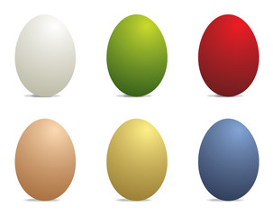 Colored Easter Eggs