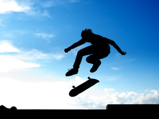 Stunt of skater