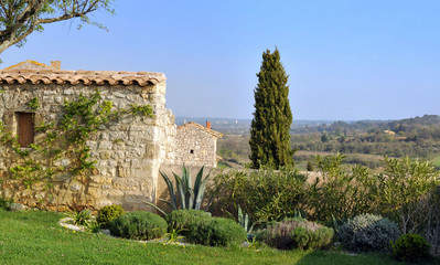 Fototapeta na wymiar Wyszywane Panorama Blauzac