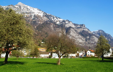 Fototapeta na wymiar Walenstadt ,suisse