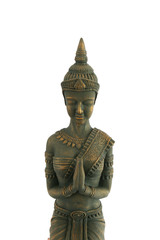 thai statue isolated - travel and tourism.
