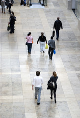 People inside shopping mall