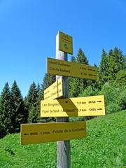 1749 - Panneaux randonnée