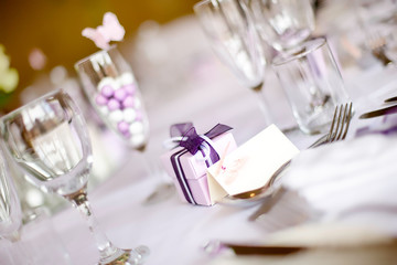 Wedding Table Setting