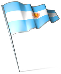Flag pin - Argentina