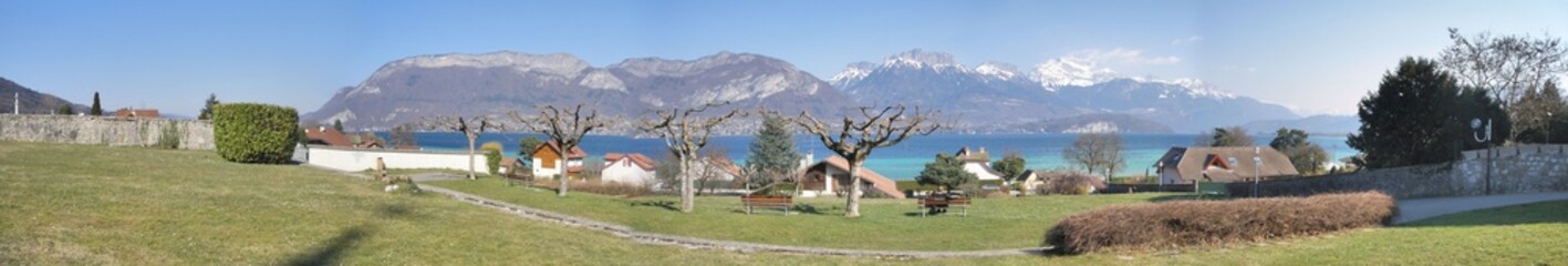 Panoramique lac annecy