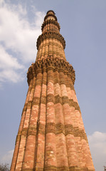Fototapeta na wymiar Qutb Minar, Delhi