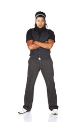 Handsome African businessman