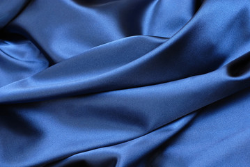 Fototapeta premium Blue curtain background