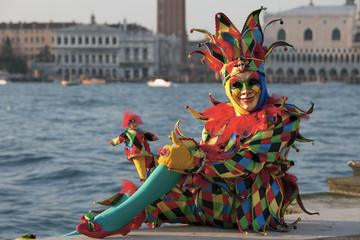 Naklejka premium Karneval in Venedig