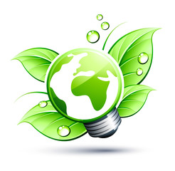 Concept nature verte / énergie verte