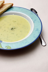blumenkohl broccoli creme suppe