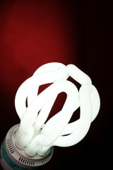 leuchtende energie sparlampe