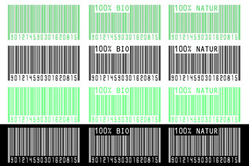 Strichcode Bio - Natur