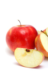 slice of juicy apple