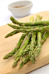 Raw asparagus