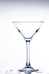 empty martini glass