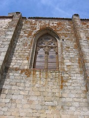 ventana iglesia santa maria la mayor, trujillo