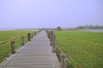 Fototapeta premium Mandalay -U-Bein Bridge