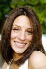Fototapeta premium Happy smiling woman