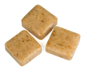 Soap Bars Isolated on White