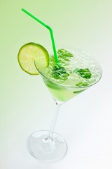 Margaritas with lime