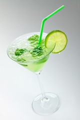Margaritas with lime