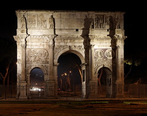 Arc Constantin près du Colisée - Rome, Italie
