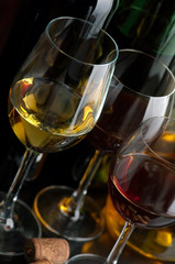 White and red wine