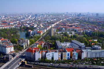 Obraz premium West-Berlin von oben