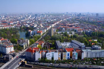 Foto op Canvas West-Berlin von oben © Aintschie