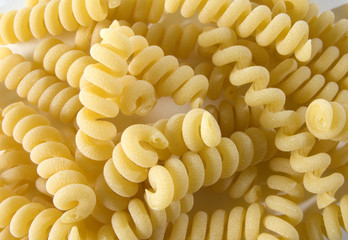 Italian pasta fusilli