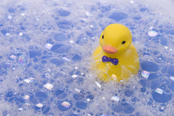 Suds and duckling