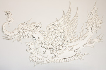 Fairy tale animal in Thai style molding art