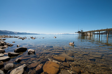 Lake Tahoe vacation resort in California USA