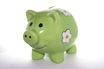Sparschwein grün