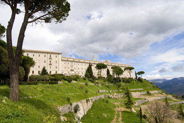 Fototapeta premium abbazia di montecassino, cassino, italia