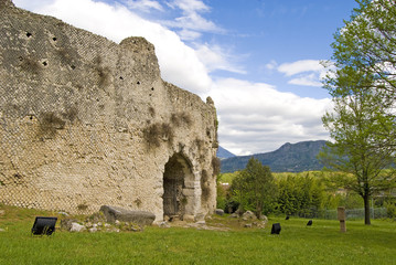 anfiteatro romano, cassino, italia