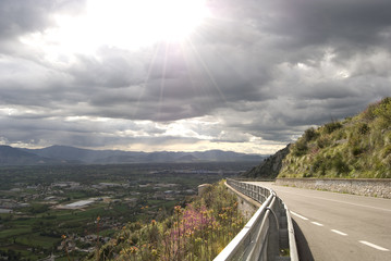 Paesaggio, cassino, italia