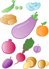 Vegetables and fruit