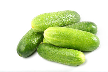 isolated cucumber