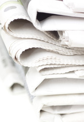 pile of newspapers