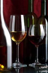 White and red wine