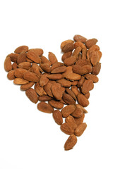 corazón de almendras