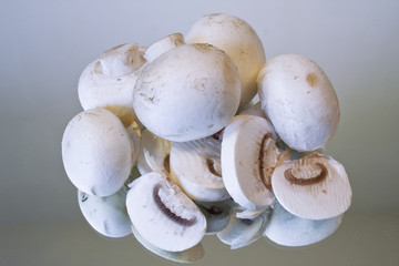 Frische Champignions