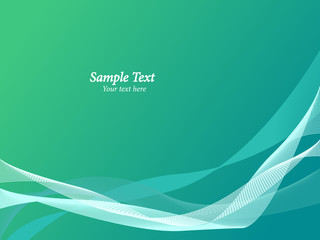 abstract blue and green vector background - 13402697