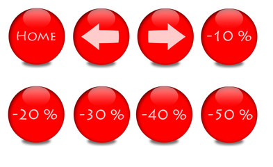 Buttons red series 2